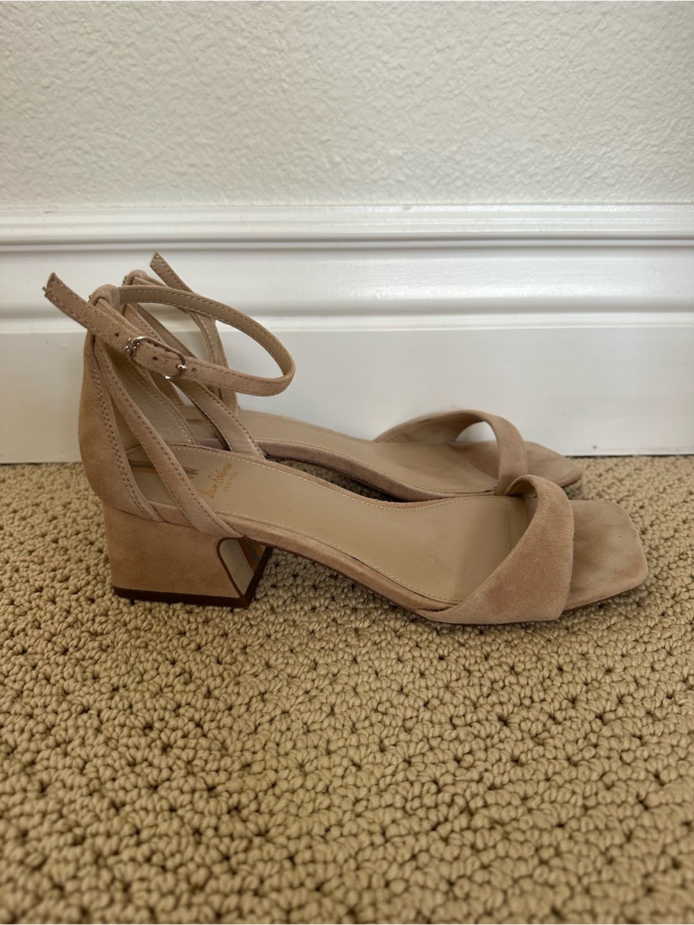 Sam Edelman Short Suede Block Heels